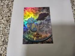 OFFICIAL POKEMON CARD TOPPS HORSEA #116 EXCELLENT CONDITION - Image 1
