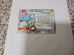 OFFICIAL POKEMON CARD TOPPS HORSEA #116 EXCELLENT CONDITION - Image 2