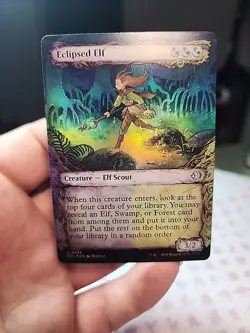 Eclipsed Elf ** FOIL SHOWCASE ** Lorwyn Eclipse - CUC NM MTG - Image 1