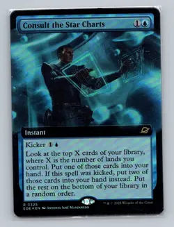 1x FOIL Consult the Star Charts Ext (0325) Edge of Eternities EOE MTG Magic NM - Image 1
