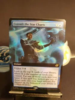 Consult the Star Charts (Extended Art) Edge of Eternities Foil EOE 325 Rare Blue - Image 1