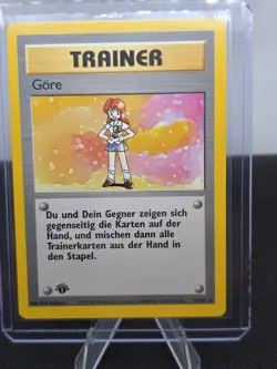 Pokemon 1st Edition Lass (Gore) German 75/102 MINT Wizards of the Coast RARE - Image 1