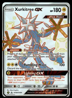 2019 Sun & Moon - Ultra Prism Xurkitree-GX Basic/Rare Shiny GX #SV58/SV94 - Image 1