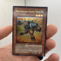Yugioh Neo-spacian Grand Mole Ultimate Rare 1st Edition Ston-en005 - Image 1