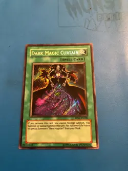 YUGIOH Secret Rare Dark Magic Curtain PP01-EN008 - Image 1