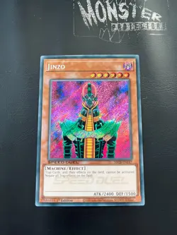 YUGIOH JINZO SECRET RARE SPEED DUEL SBCB-EN147 1ST EDITION - Image 1