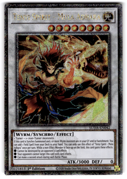 YUGIOH TENYI SPIRIT - MULA ADHARA QUARTER CENTURY SECRET RARE NM SUDA-EN042 - Image 1