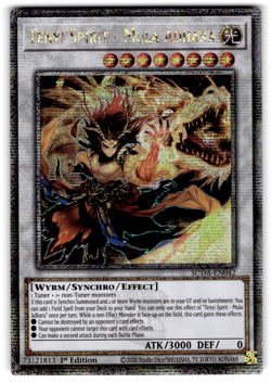 YUGIOH TENYI SPIRIT - MULA ADHARA QUARTER CENTURY SECRET RARE NM SUDA-EN042 - Image 3