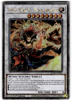 YUGIOH TENYI SPIRIT - MULA ADHARA QUARTER CENTURY SECRET RARE NM SUDA-EN042 - Image 5