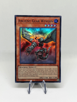 Ancient Gear Wyvern CR04-AE012 Super Rare AE NM YuGiOh Card - Image 1