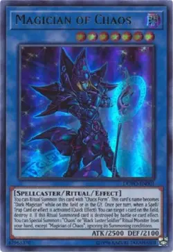 *** MAGICIAN OF CHAOS *** ULTRA RARE DUPO-EN001 YUGIOH! MINT/NM - Image 1