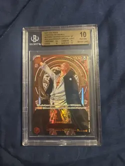 2025 ONE PIECE ENG OP13 - CARRYING ON HIS WILL SHANKS GOLD SP OP09-004 BGS 10 - Image 1