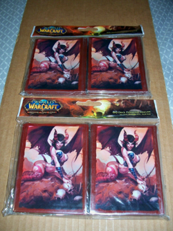 Selora the Succubus Sleeves World of Warcraft 2x 80 Pack (160) Deck Protector - Image 1