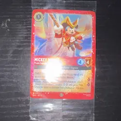 Disney Lorcana Mickey Mouse - Pirate Captain 18P2 Foil Promo Character Card 4/4 - Image 1