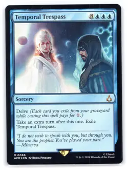 MTG NM Foil Temporal Trespass 86 M Universes Beyond: Assassin's Creed - Image 1