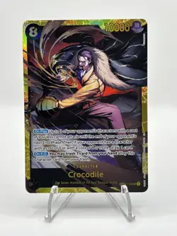 One Piece CCG Crocodile 3x card playset OP14-120 SEC - English - ALL MINT - Image 3