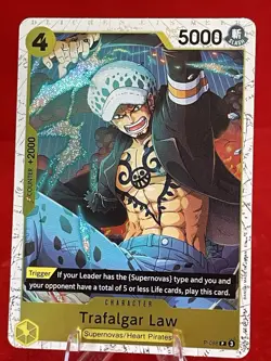 One Piece TCG The Best Vol. 2 PRB-02 - Trafalgar Law P-088 (Pirate Foil) Promo - Image 2