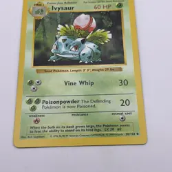 Pokemon TCG Ivysaur Base Set, Shadowless Uncommon Card 30/102, Vintage - Image 2