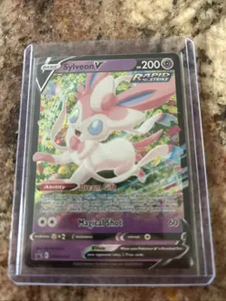 Sylveon V SWSH202 Black Star Promo Pokemon TCG NM - Mint Ultra Rare Holo Card - Image 1