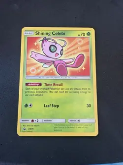 Shining Celebi SM79 Sm Promo Holo Pokemon Card - Image 2