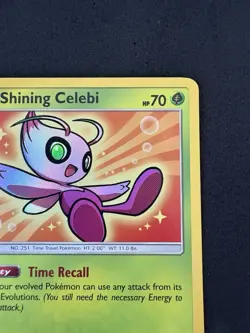 Shining Celebi SM79 Sm Promo Holo Pokemon Card - Image 3