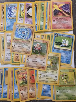 Pokemon TCG Vintage Lot Of 65 Cards WOTC. Base Set, Jungle, Fossil, Neo, Etc... - Image 1