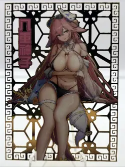 Peach Party - Metal Redemption Card Goddess Story - Yae Miko READ DESCRIPTION - Image 1