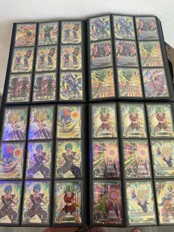 Lot of 700+ Dragon ball super masters SR rarity cards. + 2 binders - Image 3