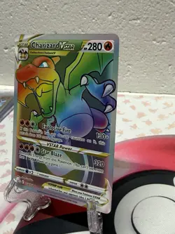 Charizard VSTAR Rainbow Secret Rare Card Brilliant Stars Series 174/172 - Image 3