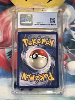 CGC 10 (CGC 9.5) Moltres 12/62 Holo 1st Edition Fossil 1999 Vintage Pokemon Card - Image 2