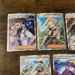 Pokemon TCG Full Art Trainer Ultra Rare LOT 7 Cards - Image 2
