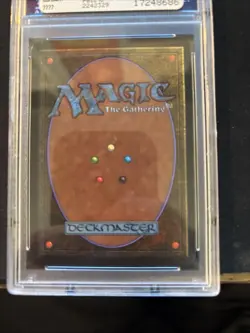 1993 Magic the Gathering MTG Alpha Cursed Land PSA 10 GEM MT - Image 5