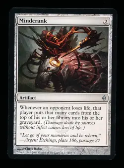 * * 1x Mindcrank x1 * * New Phyrexia MTG NM Near Mint or Close - Image 1