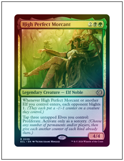 1x High Perfect Morcant, Foil, Lorwyn Eclipsed, Magic the Gathering MTG NM - Image 1