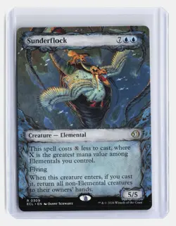 Sunderflock MTG Lorwyn Eclipsed #R 309 Rare Showcase Creature - Image 1