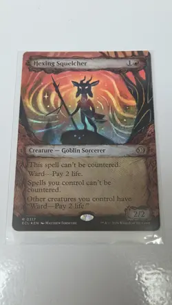 MTG Hexing Squelcher Showcase Lorwyn Eclipsed FOIL - 317 Rare - Image 1