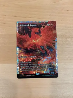 MTG Spinerock Tyrant (0399) (Showcase) (Fracture Foil) Lorwyn Eclipsed Near Mint - Image 1