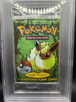 1999 WOTC Pokemon Jungle 1st Edition FLAREON Art Pack PSA 10 - Image 2