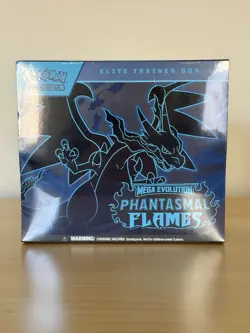 Pokemon Mega Evolution Phantasmal Flames Elite Trainer Box - NEW ETB - Image 1