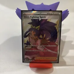 Iris's Fighting Spirit 180/159 Journey Together Pokemon Holo Foil Rare Nice! - Image 1