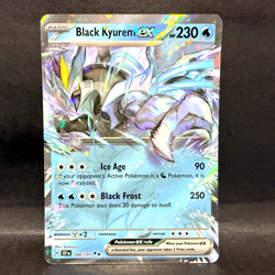 2024 POKEMON SURGING SPARKS BLACK KYUREM EX 048/191 DOUBLE RARE - Image 1