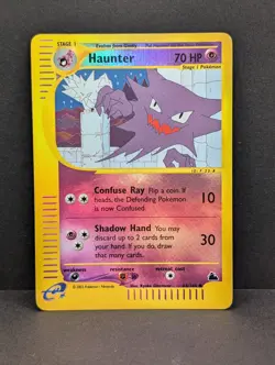 Haunter 63/144 Skyridge Reverse Holo Rare Pokemon TCG Nintendo LP Gengar - Image 1
