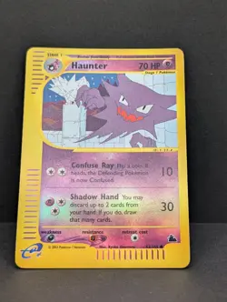 Haunter 63/144 Skyridge Reverse Holo Rare Pokemon TCG Nintendo LP Gengar - Image 3