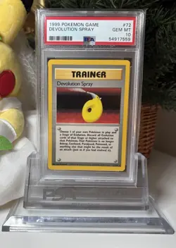 Pokemon Devolution Spray Base Set Unlimited Rare #72 PSA 10 Gem Mint - Image 2