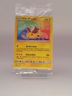 Ash ''S Pikachu - SM108 - Du Bist dean! NM SM Black Star Promos Pokemon - Image 1