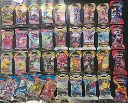 Art Sets Pokemon TCG Lot 40 Sealed Packs Sword Shield Destined Rivals NO RESERVE - Image 1