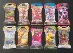 Art Sets Pokemon TCG Lot 40 Sealed Packs Sword Shield Destined Rivals NO RESERVE - Image 2