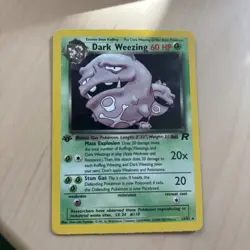 Pokemon Dark Weezing 1st Edition 14/82 Team Rocket Holo Rare - Image 2