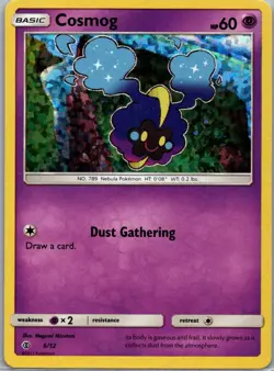 Pokemon TCG Cosmog 6/12 McDonald's Collection 2017 Holo NM - Image 1