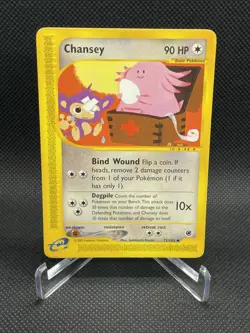 Pokemon TCG Chansey 072/165 Expedition Base Set Regular-LP - Image 1